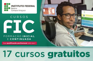 URUÇUCA: IF BAIANO OFERECE 17 CURSOS DE QUALIFICAÇÃO