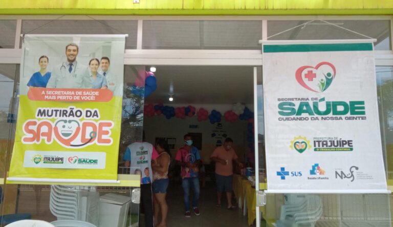 ITAJUÍPE: SECRETARIA DE SAÚDE REALIZA TERCEIRO MUTIRÃO  SÁBADO DIA 4.
