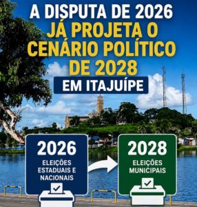 A disputa de 2026 já projeta o cenário político de 2028 em Itajuípe